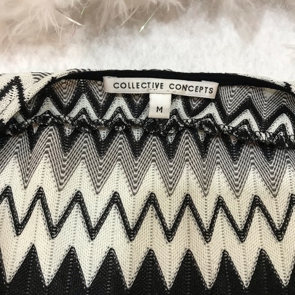 Collective Concepts B&W Top - Picture 2 of 3